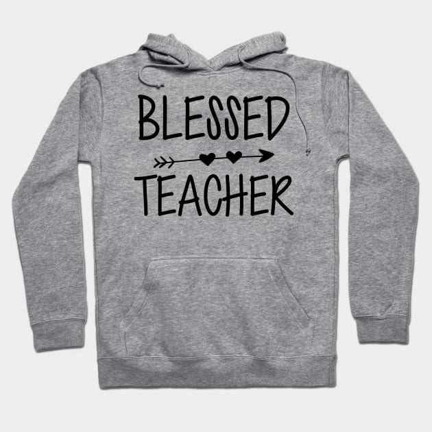 Teacher - Blessed Teacher Hoodie by KC Happy Shop